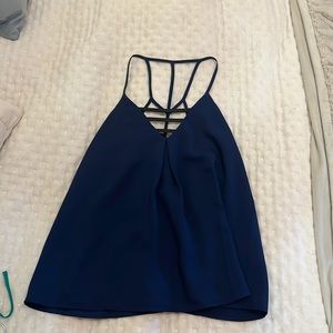 Size XS navy tank top